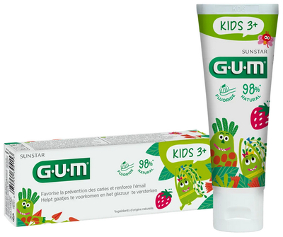 GUM Kids 3+ Tandpasta 50 ml