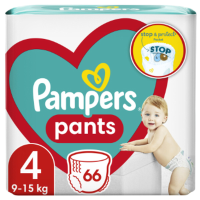 Pampers  luierbroekjes maat 4 - 132 stuks