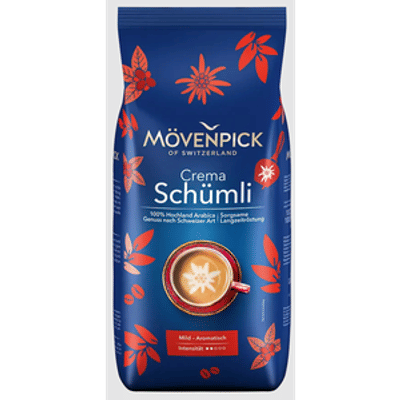 Mövenpick Schümli bonen 1 kg koffiebonen