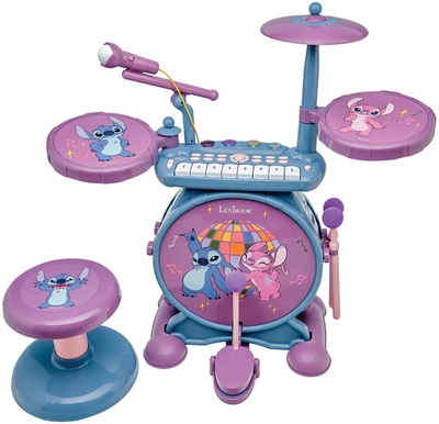Stitch Complete elektronische lichtgevende drumset met stoel