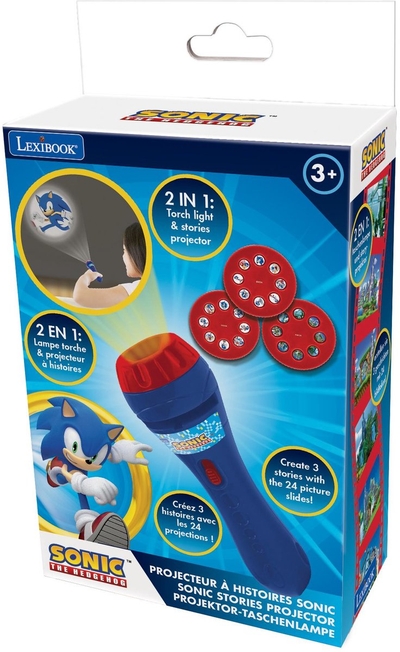 Projecteur à histoires et lampe torche Sonic