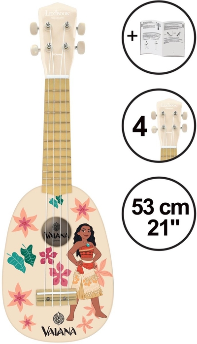 Houten Vaina-ukelele met nylon snaren - 53 cm