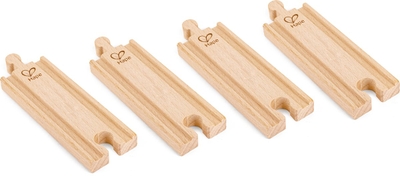 Houten treinbaan korte stukken, 4 pcs - Hape - vanaf 3 jaar
