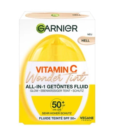 GARNIER Vitamin C Wonder Tint All-In-1 Tinted Fluid Getinte gezichtscrème 40 ml