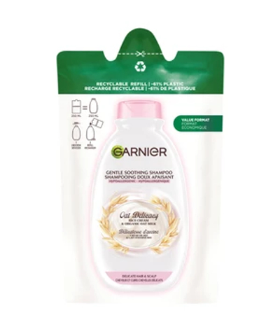 GARNIER Beruhigendes Shampoo Gentle Oat Milk Refill Pack Shampoo 250 ml