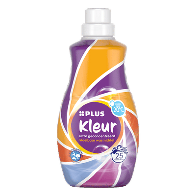 PLUS Vloeibaar wasmiddel gekleurde was - 25 wasbeurten