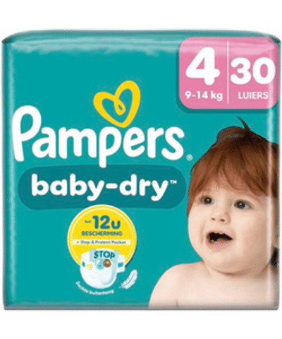 Pampers Baby Dry  luiers maat 4 - 30 stuks