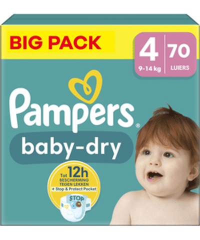 Pampers Baby Dry  luiers maat 4 - 70 stuks