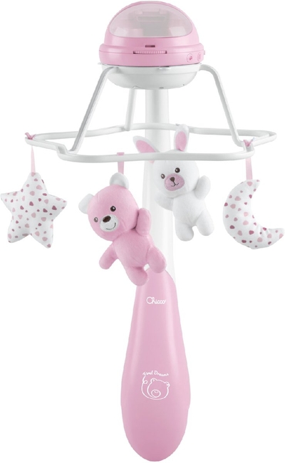 Chicco Regenboog Roze 3-in-1 Muziekmobiel 11041100000
