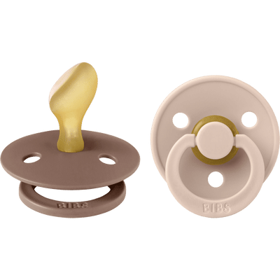 BiBs Fopspeen Anatomisch Blush / Woodchuck 6-18 Mnd 2 Stuks
