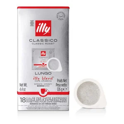 illy illy Classico Lungo E.S.E. servings 18 stuks Koffiepads