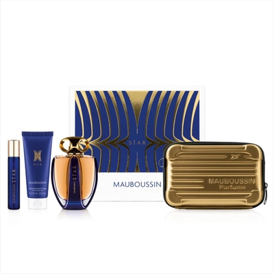Mauboussin Star Dames Giftset – Eau de Parfum 90ml & 20ml, Bodylotion 75ml + Luxe Handtas