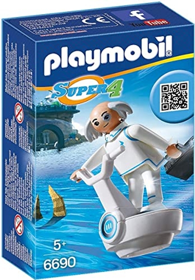 Playmobil 6690 Super 4 Dr. X, leuke fantasierijke rollenspel, speelsets geschikt voor kinderen vanaf 4 jaar