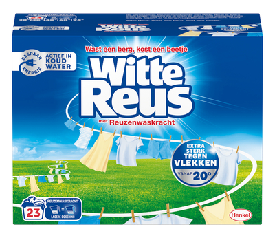 Witte Reus  waspoeder witte was - 23 wasbeurten