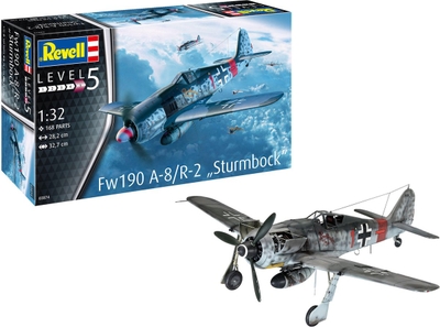Revell Modelbouwpakket Militaire voertuigen - 03874 Fw190 A-8/R-2 - Sturmbock Plastic - 1:32 - Modelbouw