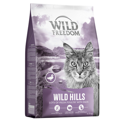 Wild Freedom Adult "Wild Hills" met Eend Kattenvoer - 6.5 kg - kattenbrokken