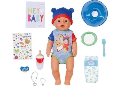 Zapf Creation - BABY born BABY Born Magic Eyes jongen met bruine ogen Jonas