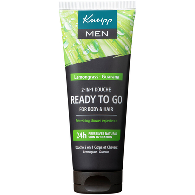 8x Kneipp Mini 2-in-1 Men Douchegel&Shampoo Ready to Go 75 ml