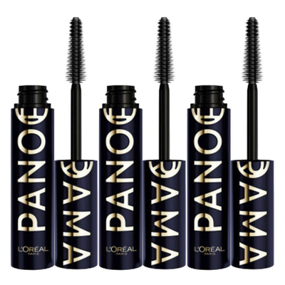 3x L'Oréal Panorama Mascara Chromatic Blue Suede 8 ml