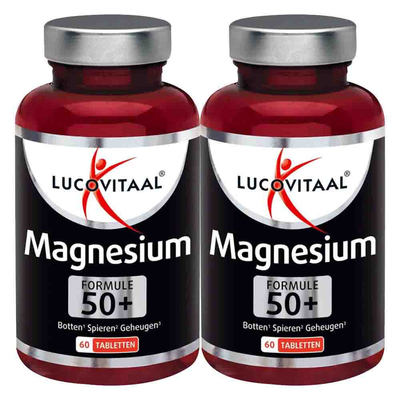 2x Lucovitaal Magnesium Formule 50+ 60 tabletten