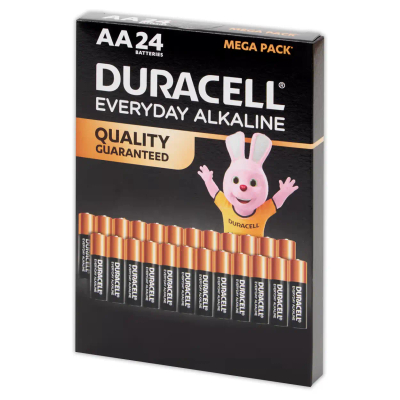 Duracell Plus AA Alkaline Batterijen 24 Pack