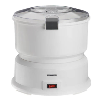 Melissa 16220009 - Elektrische aardappelschiller met een capaciteit van 1 kg - Aardappelschrapmachine 85W - Wit