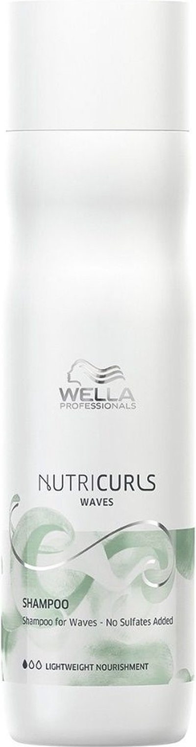 Wella Nutricurls Waves Shampoo - 250 ml