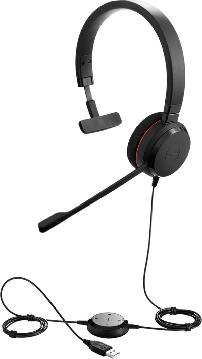 Draadgebonden headsets Jabra Evolve 20 UC mono