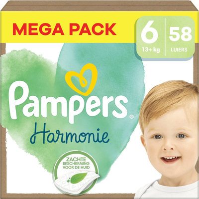 Pampers Harmonie  luiers maat 6 - 58 stuks