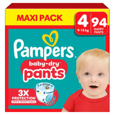 Pampers Baby Dry Pants  luierbroekjes maat 4 - 94 stuks