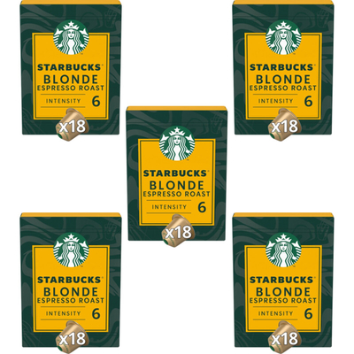 Starbucks Nespresso blonde espresso roast 5-pack Nespresso compatible koffiecups 5 stuks