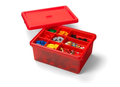 LEGO Rode opbergdoos met uitneembaar vak