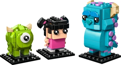 LEGO Figuren van Sulley, Mike en Boe