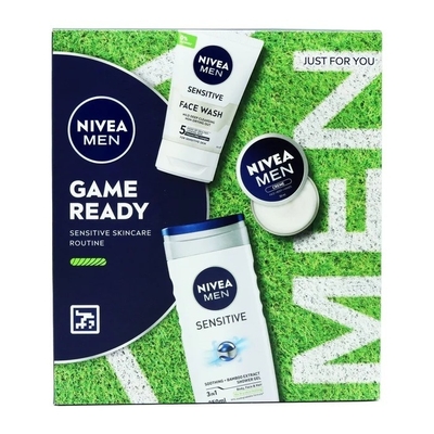 Nivea Gvph men sensitive game ready douche set