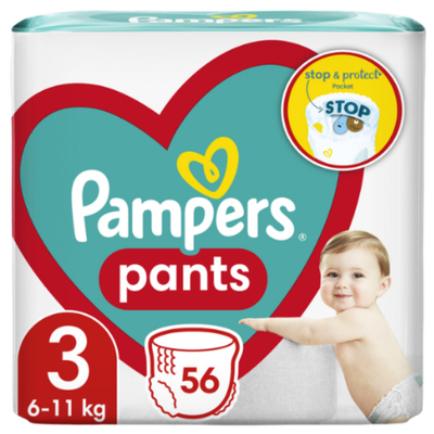 Pampers  luierbroekjes maat 3 - 112 stuks