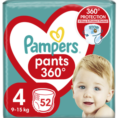 Pampers  luierbroekjes maat 4 - 104 stuks
