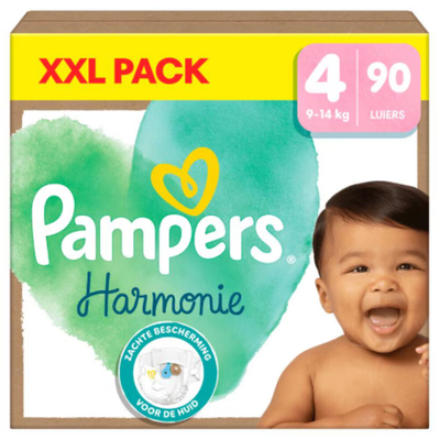 Pampers Harmonie  luiers maat 4 - 90 stuks