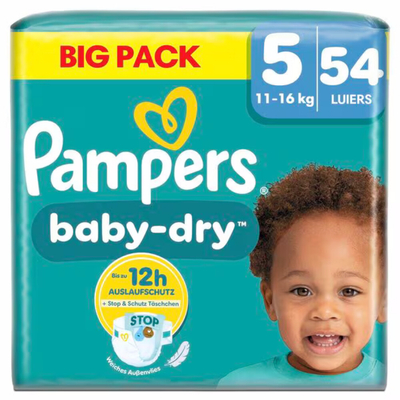 Pampers Baby Dry  luiers maat 5 - 54 stuks