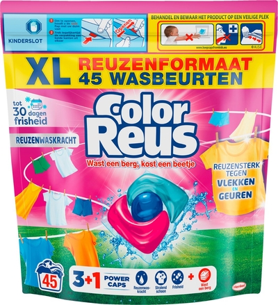 Color Reus  wascapsules gekleurde was - 45 wasbeurten