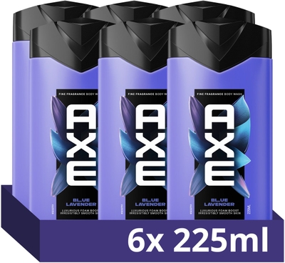 Axe Fine Fragrance Collection Blue Lavender douchegel - 6 x 225 ml