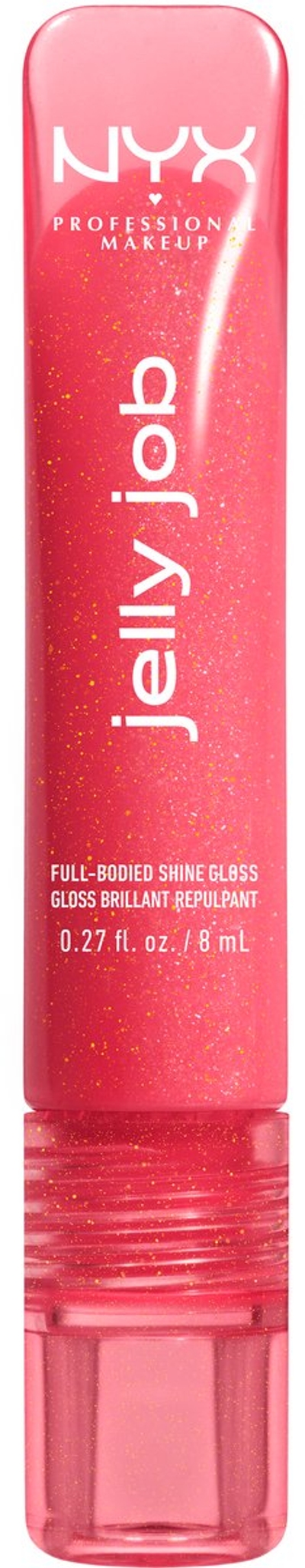 NYX Professional Make Up Jelly Job Lipgloss - Intense glanzende finish - Jelly-zacht volume - Jelly Kiss'd