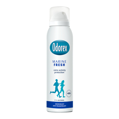 Odorex Marine Fresh Anti-Transpirant Deodorant Spray - 6x 150ml 