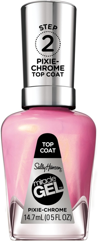 Sally Hansen Miracle Gel nagellak toplaagje - Pixie Chrome IV, 15 ml