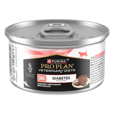 PURINA PRO PLAN Veterinary Diets Feline DM ST/OX Diabetes Management Mousse - 24 x 195 g - natvoer katten