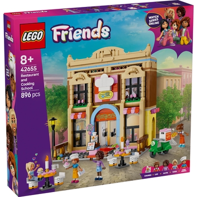 LEGO Friends Restaurant en kookschool speelgoed 42655