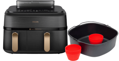 Philips 5000 Series Dual Basket NA552/00 + Bakmeesterset