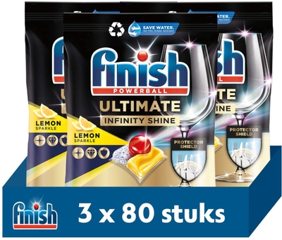 Finish Citroen & Infinity Shine vaatwastabletten  - 240 wasbeurten