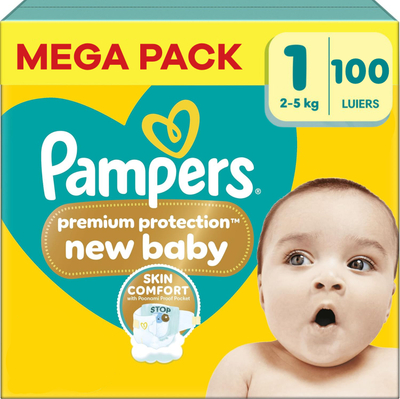 Pampers Premium Protection  luiers maat 1 - 100 stuks