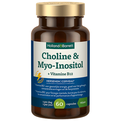 Holland & Barrett Choline & Myo-Inositol + Vitamine B12 - 60 capsules