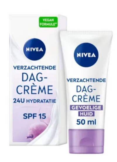 Nivea Verzachtende Dagcrème Gevoelige Huid SPF15 50 ml